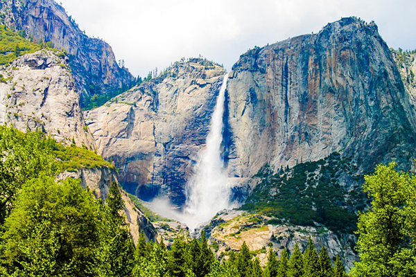 Waterfall trail yosemite top