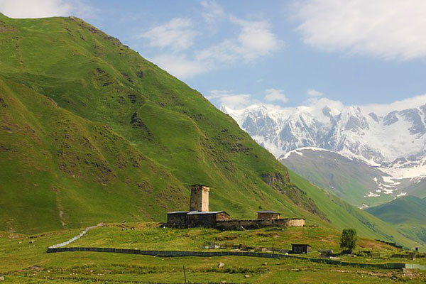 Ushguli Caucasus Mountains