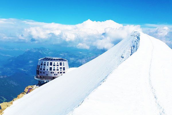 Gouter-Hut-Route-Mont-Blanc-Europe Gouter-Hut-Route-Mont-Blanc-Europe