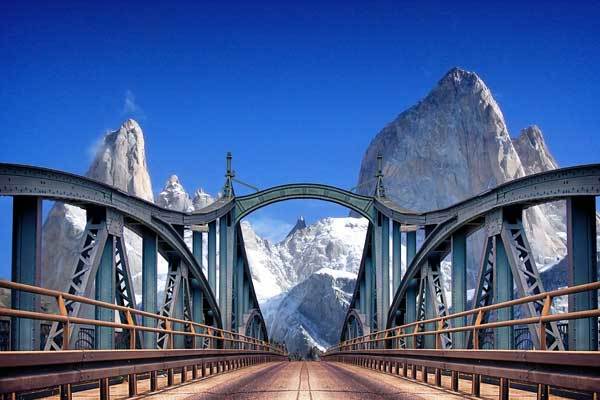 Best time to hike Patagonia-Bridge