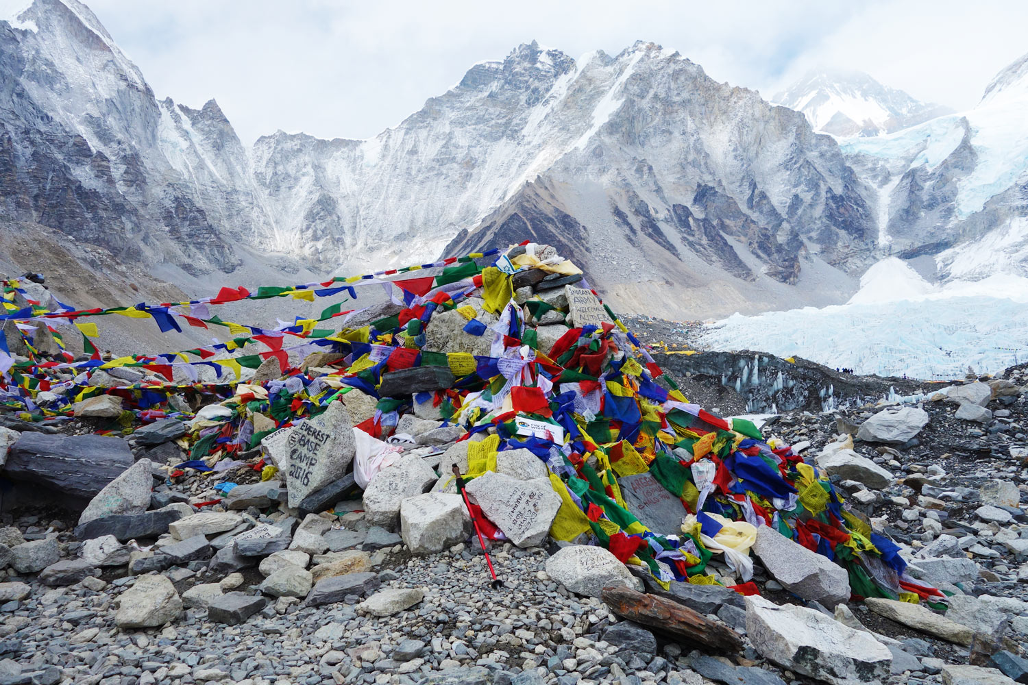 Everest-Base-Camp-Stones-and-Flags-Day-10-Nepal