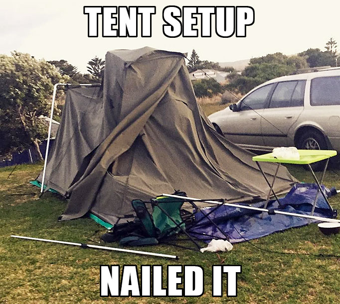 truck tent meme