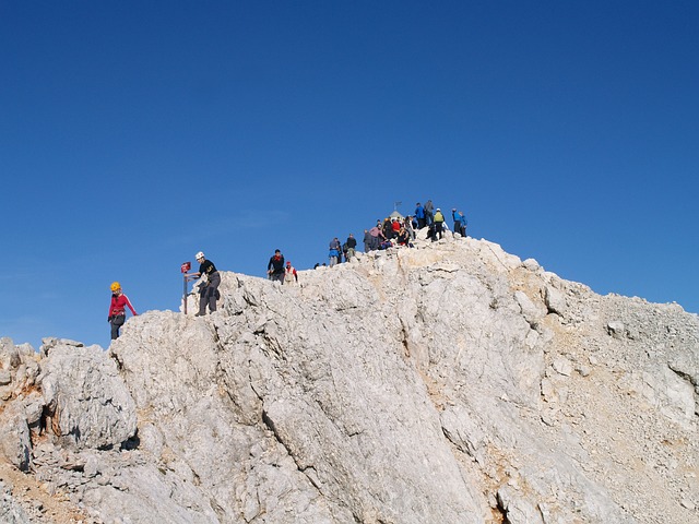 climbing Triglav Slovenia