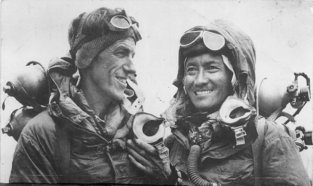 Edmund Hilary and Tenzing Norgay