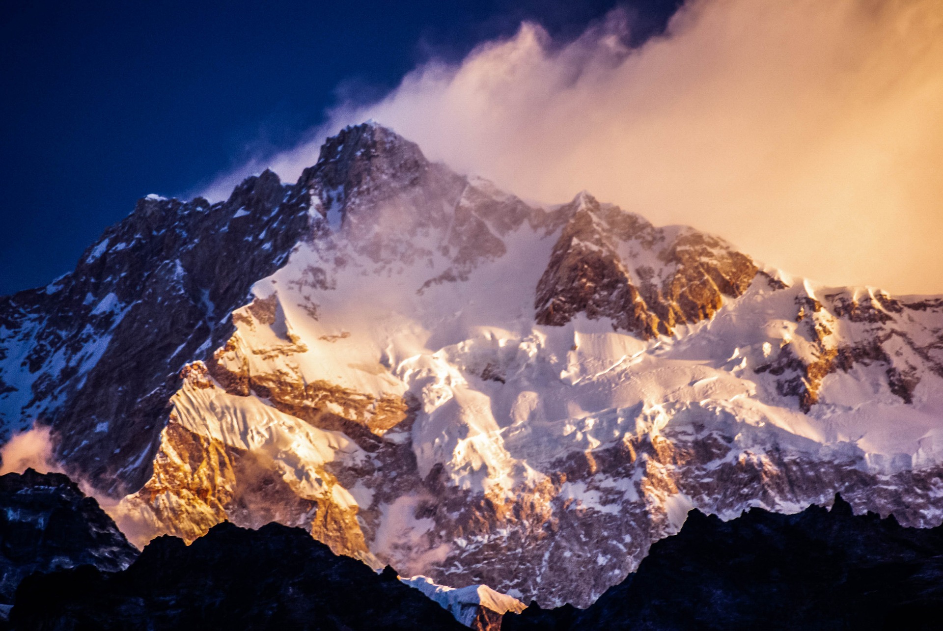 kanchenjunga base camp trek route map