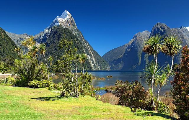 Mitre peak, new zealand