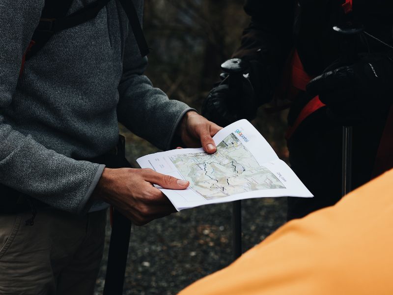 Trail map Trail map